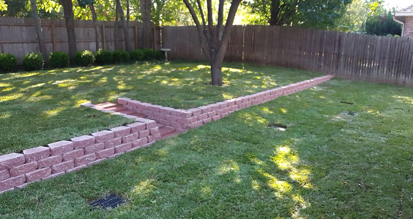 Finished Sod & Wall